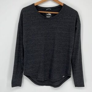 The North Face Long Sleeve Tee Heathered Gray Size XS